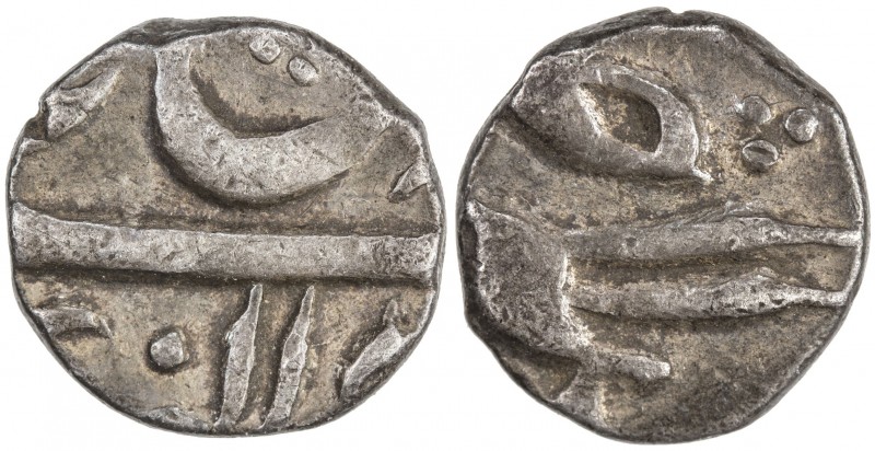 BENGAL PRESIDENCY: AR 1/16 rupee (0.71g), year 11, KM-80.2, Prid-126/7, East Ind...