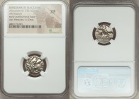MACEDONIAN KINGDOM. Alexander III the Great (336-323 BC). AR drachm (16mm, 9h). NGC XF. Posthumous issue of Lampsacus, ca. 320-305 BC. Head of Heracle...