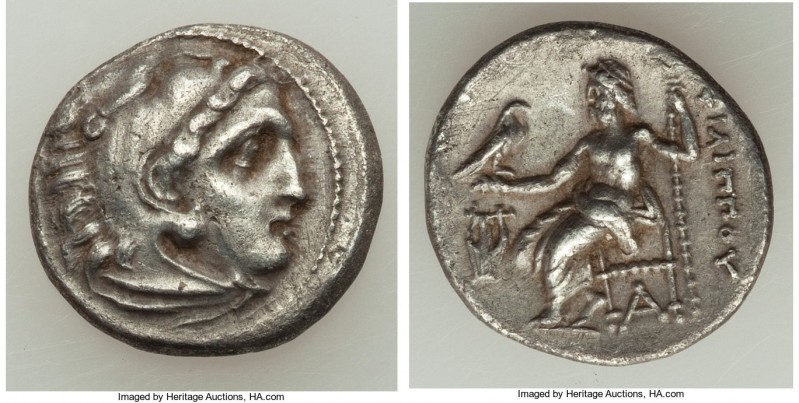 MACEDONIAN KINGDOM. Philip III Arrhidaeus (323-317 BC). AR drachm (18mm, 4.05 gm...