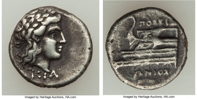 BITHYNIA. Cius. Ca. 350-300 BC. AR hemidrachm (14mm, 2.43 gm, 2h). VF, scratches...