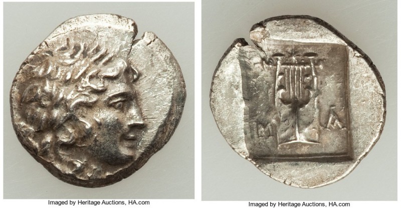 LYCIAN LEAGUE. Masicytes. Ca. 48-20 BC. AR hemidrachm (16mm, 1.93 gm, 12h). AU. ...
