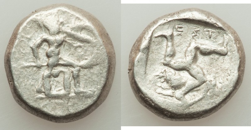 PAMPHYLIA. Aspendus. Ca. mid-5th century BC. AR stater (20mm, 10.85 gm, 4h). VF....