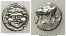 ANCIENT LOTS. Greek. Mysia. Parion. Ca. 4th century BC. Lot of three (3) AR hemidrachms. XF. Includes: Facing Gorgoneion / Bull standing left. Lot of ...