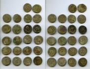 ANCIENT LOTS. Roman Provincial. Syro-Phoenician. Ca. AD 3rd century. Lot of twenty-two (22) BI tetradrachms. Uncleaned. Includes: Various rulers, date...