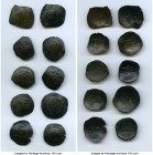 ANCIENT LOTS. Late Byzantine era. AE trachy. Lot of ten (10) AE trachy. Good-VF. Includes: (10) Late Byzantine era, AE trachy. Ten (10) coins in lot. ...