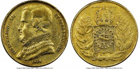 Pedro II gold 20000 Reis 1850 VF35 NGC, KM461. Three year type. AGW 0.5286 oz. 

HID09801242017