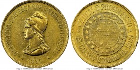 Republic gold 20000 Reis 1895 AU55 NGC, Rio de Janeiro mint, KM497.AGW 0.5286 oz. Ex. Santa Cruz Collection

HID09801242017