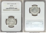 French Colony 20 Cents 1894-A AU55 NGC, Paris mint, KM3.

HID09801242017
