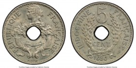 French Colony 5 Cents 1930-(a) MS64 PCGS, Paris mint, KM18, Lec-117.

HID09801242017