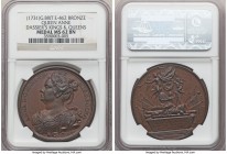 Queen Anne bronze "Dassier's Kings & Queens" Medal 1731 MS62 Brown NGC, Eimer-462. 41mm. By Jean Dassier.

HID09801242017