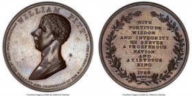 "Death of William Pitt" bronze Medal 1799 SP62 PCGS, Eimer-912. Deep brown glossy surfaces.

HID09801242017