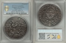 Papal States. Clement XI Piastra Anno IV (1704) XF Details (Plugged) PCGS, Rome mint, KM671 (Anno VI), Dav-1432. Presentation of Jesus at the temple. ...