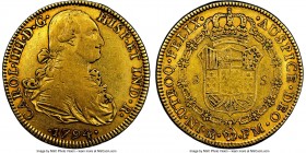 Charles IV gold 8 Escudos 1794 Mo-FM VF35 NGC, Mexico City mint, KM159. AGW 0.7615 oz.

HID09801242017