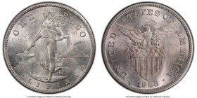 USA Administration Peso 1908-S MS62 PCGS, San Francisco mint, KM172.

HID09801242017