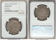 British Protectorate. Charles V. Brooke 50 Cents 1906-H AU Details (Stained) NGC, Heaton mint, KM11.

HID09801242017