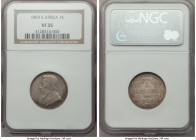 Republic 3-Piece Lot of Certified Assorted Shillings NGC, 1) Shilling 1893 - VF35 NGC, KM5 2) Shilling 1896 - XF45 PCGS, KM5 3) 2-1/2 Shillings 1897 -...