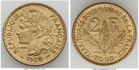 French Mandate 2 Francs 1925 UNC, Paris mint, KM3.

HID09801242017