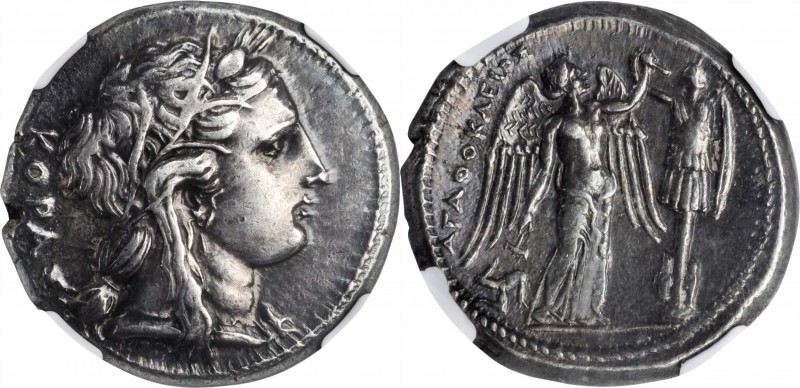 SICILY. Syracuse. Agathokles, 317-289 B.C. AR Tetradrachm (17.06 gms), ca. 310-3...