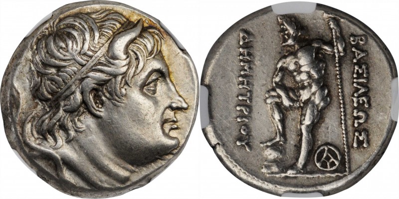 MACEDON. Kingdom of Macedon. Demetrios Poliorketes, 306-283 B.C. AR Tetradrachm ...