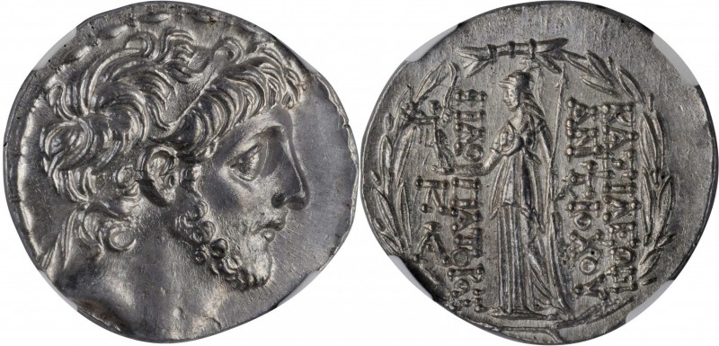 SYRIA. Seleukid Kingdom. Antiochos IX Kyzikenos, 115-95 B.C. AR Tetradrachm (16....
