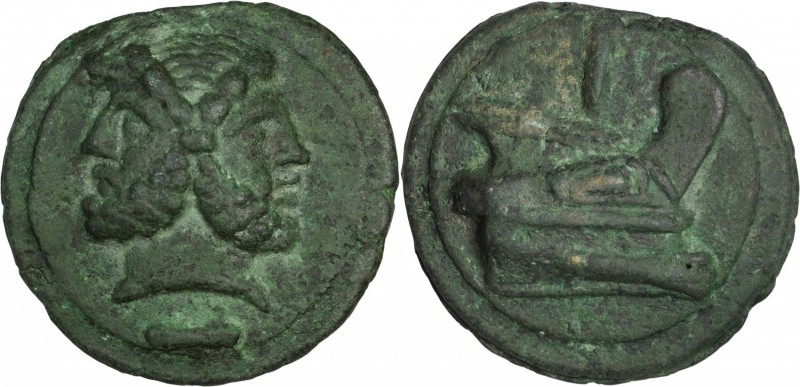 ROMAN REPUBLIC. Anonymous. AE Aes Grave As (281.87 gms), Rome Mint, ca. 225-217 ...