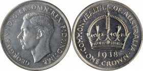 AUSTRALIA. Proof Set (7 Pieces), 1938. Melbourne Mint. All PCGS Gold Shield Certified.
1) Crown. PCGS PROOF-63. KM-34. 2) Florin. PCGS PROOF-62. KM-4...
