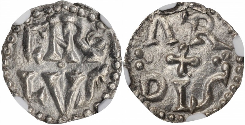 FRANCE. Carolingians. Denier, ND (771-793/4). “Ardis” (Uncertain Provencal) Mint...