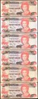 BAHAMAS. Central Bank of the Bahamas. 20 Dollars, 1984. P-47a. Very Fine.
15 pieces in lot. Most of the pieces in this lot are probably in the VF 25 ...
