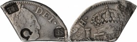 GRENADA. Grenada - Mexico. 4 Bitts (3 Shillings), ND (1814). NGC VF-25; Countermark: EF Standard.
8.53 gms. KM-7; Prid-9. Issued by decree of 2 Novem...