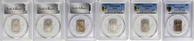 JAPAN. High Grade Ichibu (3 pieces), ND (1837-68). All PCGS Gold Shield Certified.
A nice high grade gathering of Ichibu that would have been in circ...
