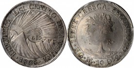 PHILIPPINES. Philippines - Guatemala. 8 Reales, ND (1834-37). PCGS EF-45 Gold Shield; Countermark: AU Details.
KM-106.1; Basso-43; PNM#6-199; PNM#16-...