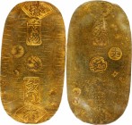 JAPAN. Koban (1 Ryo), ND (1736-1818). Genbun Era. PCGS Genuine--Chopmark, AU Details Gold Shield.
Fr-13; JNDA 09-19; KM-C22. 13.09 gms. A well stampe...
