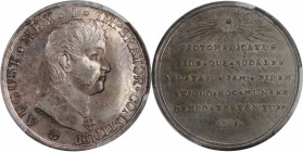 MEXICO. Augustin I Iturbide Silver Proclamation Medal, 1823. PCGS MS-63 Gold Shield.
Grove-17a. Obverse: Uniformed bust of Iturbide facing right, leg...