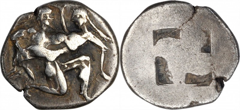 THRACE. Islands off Thrace. Thasos. AR Stater (9.34 gms), ca. 480-463 B.C. NEARL...