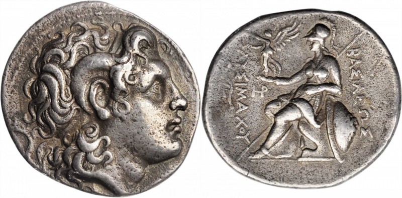 THRACE. Kingdom of Thrace. Lysimachos, 323-281 B.C. AR Tetradrachm (16.61 gms), ...
