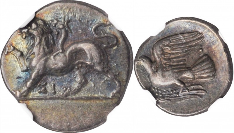 PELOPONNESOS. Sikyonia. Sikyon. AR Triobol (Hemidrachm), ca. 330/20-280 B.C. NGC...