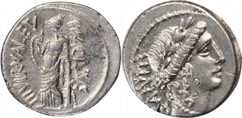 ROMAN REPUBLIC. Man. Acilius Glabrio. AR Denarius (4.12 gms), Rome Mint, 49 B.C....