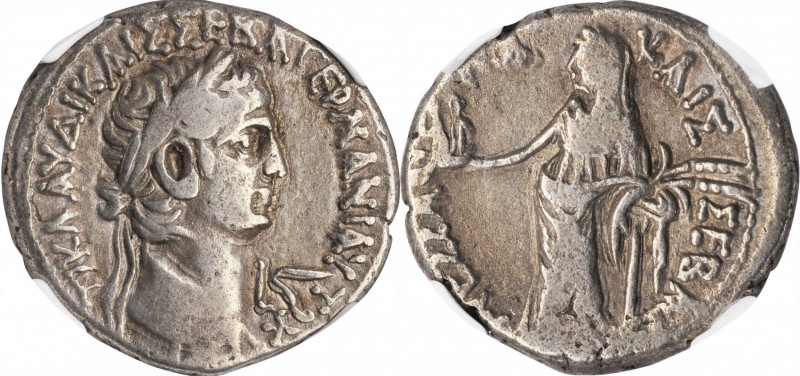 CLAUDIUS, A.D. 41-54. Egypt. Alexandria. BI Tetradrachm, Dated RY 6 (A.D. 45/6)....
