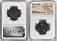 AELIUS AS CAESAR, A.D. 136-138. AE As, Rome Mint, A.D. 137. NGC Ch VF.
RIC-1071 (Hadrian). Obverse: Bare head right; Reverse: Pannonia standing left,...
