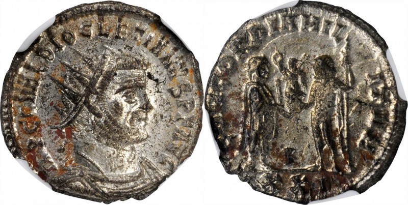 DIOCLETIAN, A.D. 284-305. BI Antoninianus (3.79 gms), Antioch Mint, 10th Officin...