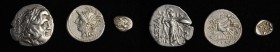 MIXED LOTS. Trio of Silver Denominations (3 Pieces), ca. 6th-1st centuries B.C. Grade Range: CHOICE VERY FINE to CHOICE EXTREMELY FINE.
1) IONIA. Mil...