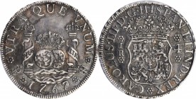 BOLIVIA. 4 Reales, 1767-PTS JR. Potosi Mint. Charles III. PCGS Genuine--Tooled, EF Details Gold Shield.
KM-49; Gil-P-4-1; Yonaka-P4-67; Cal-type-125#...