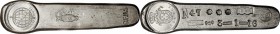 BRAZIL. Sanpex Commemorative Silver Ingot, 1949. UNCIRCULATED.
96.09 gms. Mintage: 47 of 250. Cast for the 3rd annual SANPEX convention in the style ...