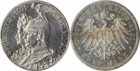 GERMANY. Prussia. 5 Mark, 1901. Berlin Mint. PCGS MS-64 Gold Shield.
KM-526; Dav-790. Commemorating the 200th anniversary of the creation of the King...