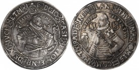 GERMANY. Saxe-Gotha. Taler, 1625-WA. Saalfeld Mint. Johan Ernst. NGC EF-40.
KM-93; Dav-7431. A well centered and detailed Taler with dark gray toning...