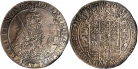 GERMANY. Saxony. Taler, 1654-CR. Dresden Mint. Johann Georg I. NGC MS-63.
KM-425; Dav-7612. A wonderfully detailed Taler with pervasive dark earthy t...