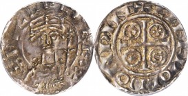 GREAT BRITAIN. Penny, ND (ca. 1083-86). Winchester Mint; Leofwold, moneyer. William I 'the Conqueror'. PCGS AU-50 Gold Shield.
S-1257; N-848. Paxs ty...