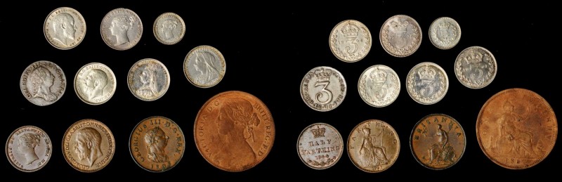 GREAT BRITAIN. British Oddments (11 Pieces), 19th to 20th Century. Grade Range: ...