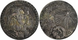 ITALY. Naples & Sicily. 120 Grana, 1791. Ferdinand IV. PCGS EF-40 Gold Shield.
Dav-1408; KM-213; F-372. Evenly struck with old variegated tone over b...