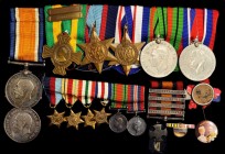GREAT BRITAIN. Group of War Medals, Badges, Pins and Commemorative Medals from England, South Africa, Canada and New Zealand (Approximately 42 Pieces)...